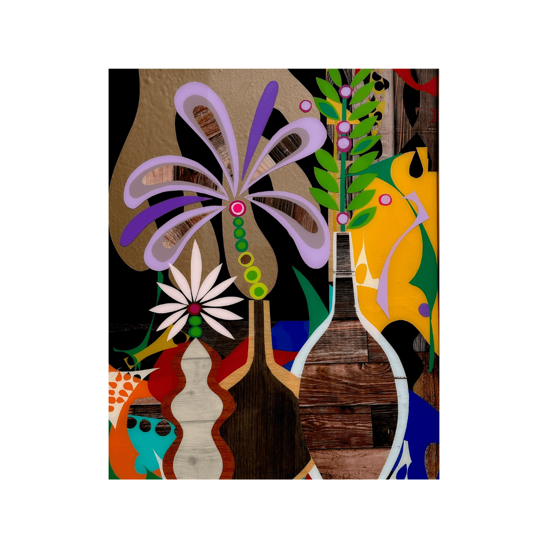 Vases of Lavender Light